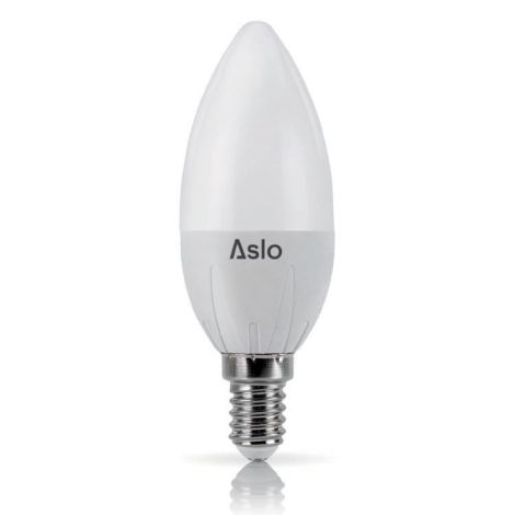 Lâmpada LED ASLO E14 Chama - Branco Quente - 5W - 380lm
