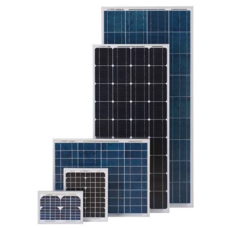 Módulo Fotovoltaico Luxor Solo Line 100 Wp Monocristalino 12V