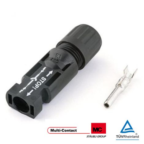 Conector / Ficha Multi-Contact MC4 4-6mm² - Macho