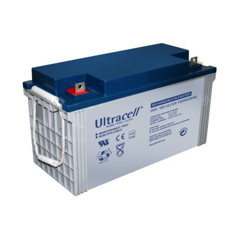 Bateria Chumbo "Deep Cycle" GEL Ultracell 12V 120Ah - UCG120-12